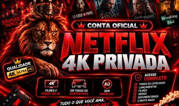 NETFLIX 4K 30 DIAS - TELA PRIVADA E COMPARTILHADA | ENTREGA RAPIDA + BRINDES