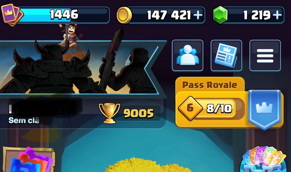 Promova Conta Clash Royale 9000 Troféus