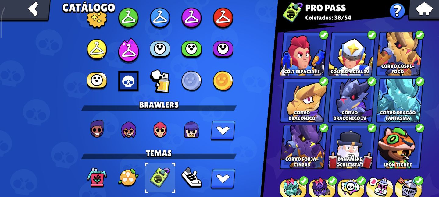 Conta Brawl Stars - 2020 | 52.532 Troféus | 104 Brawlers | 576 Skins