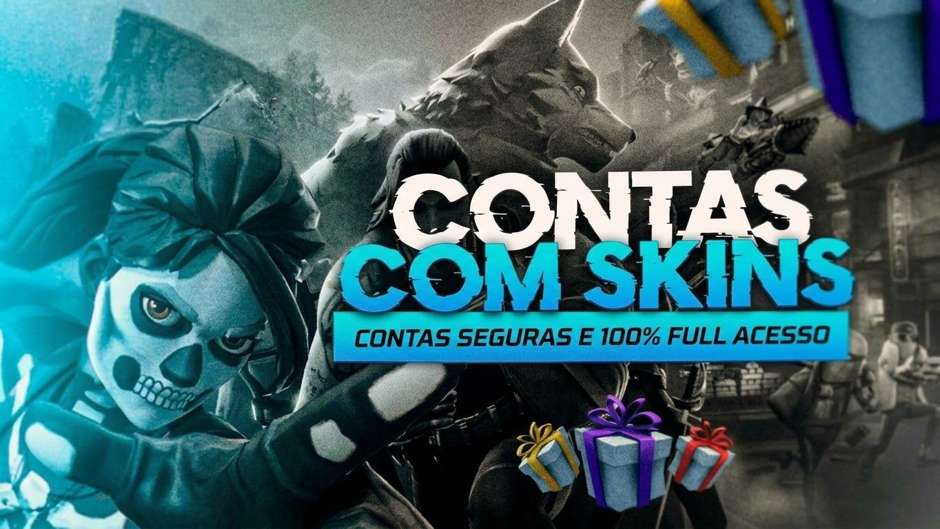 CONTAS DE FORTNITE COM 10-70 SKINS - FULL ACESSO, BARATAS E 100% DE SEGURANÇA