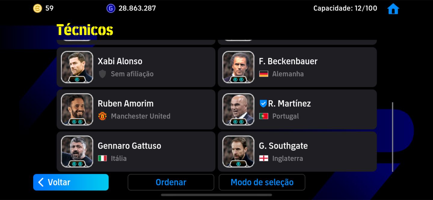 Conta de efootball, 3252 ov