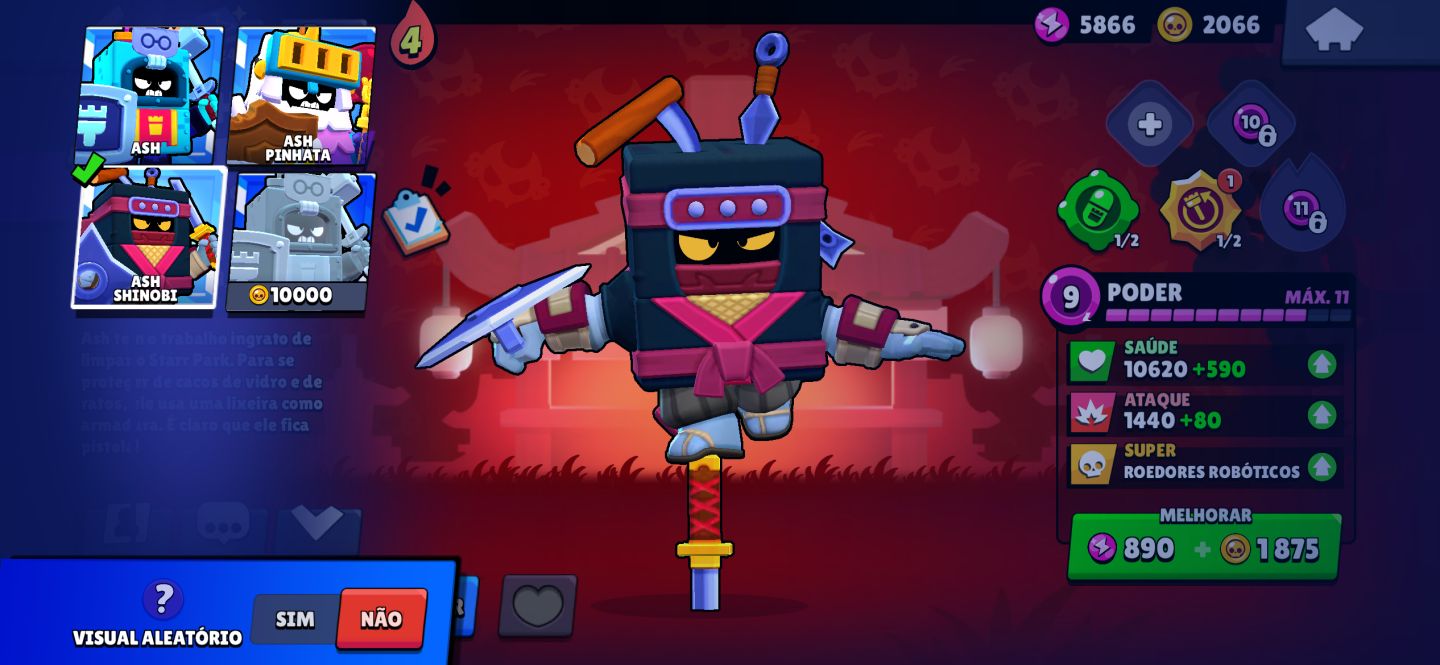 Conta brawl stars para iniciante