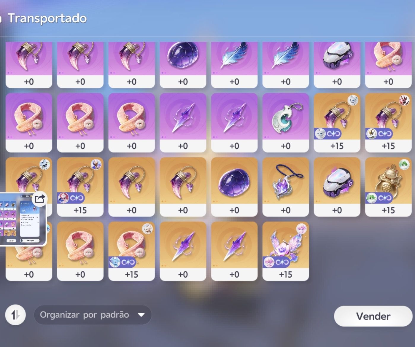 Conta end game lvl 62, 24 prismanas sentilantes