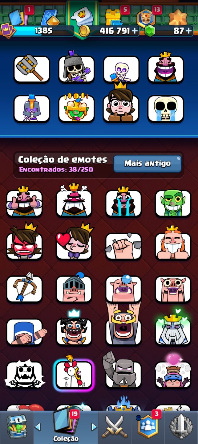 Conta De Clash Royale: Conta Rara