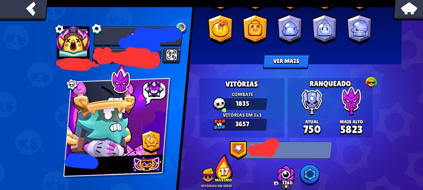 CONTA CLASH ROYALE+BRAWL STARS (CONTA UNICO DONO, NAO É REVENDA , CONTA FULL AC)
