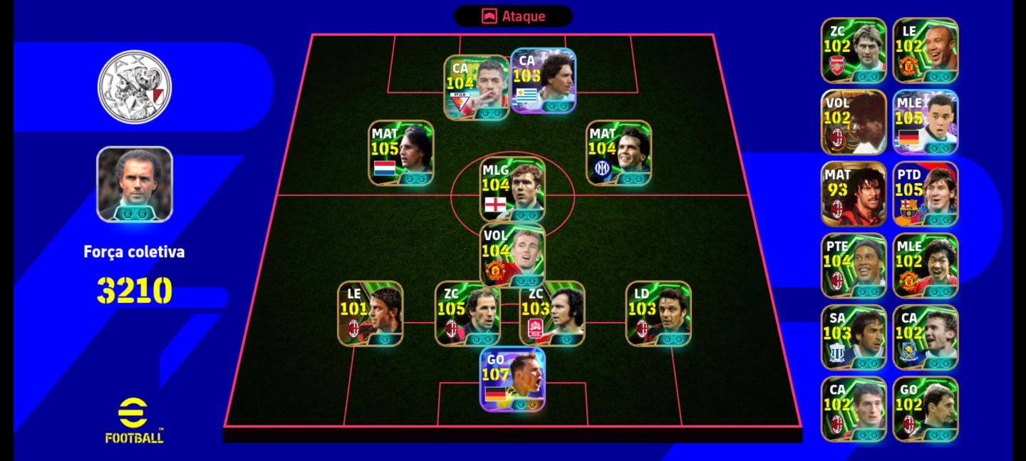 Conta Topzinha Efootball Mobile
