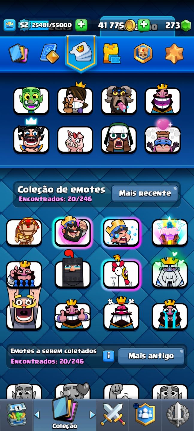 LVL 52 | ARENA 24 | 7 EVOLUÇÕES | 9,527 TROFÉUS. | Conta Clash Royale