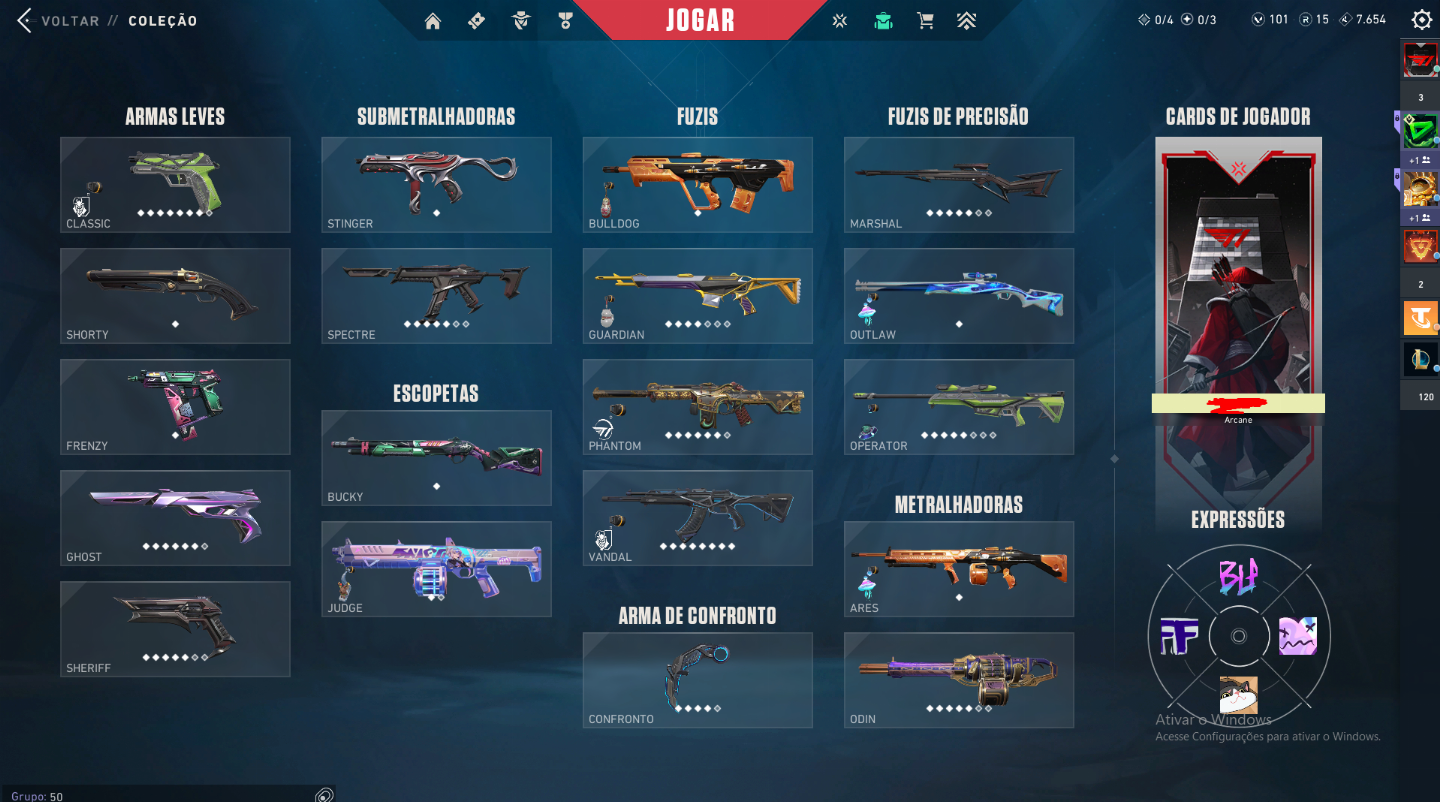 Conta RIOT - League of Legends(837 skins)/Valorant(182 skins)/TFT (+15k GASTO)