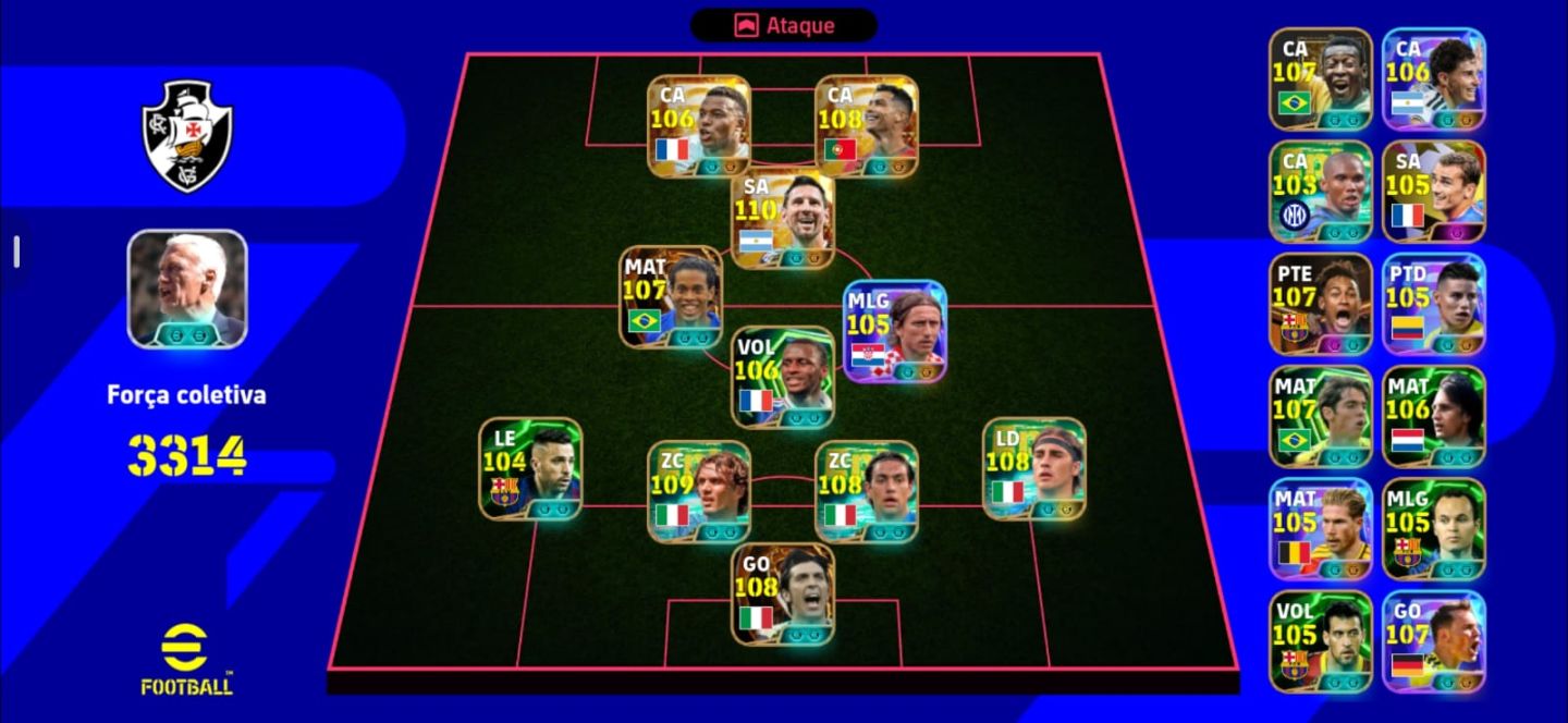 (20% off) Conta efootball gemada ataque da copa