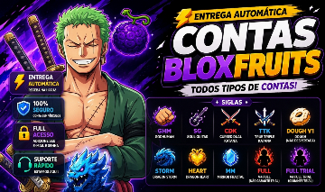CONTAS BLOX FRUITS BARATAS V4,CDK,SG,GHM[ENTREGA AUTOMÁTICA])