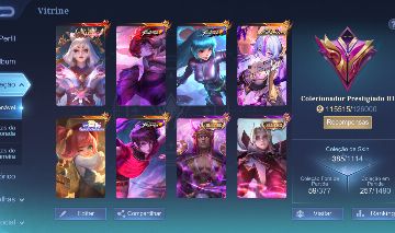 Conta com 385 skins