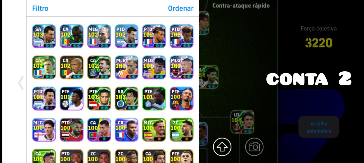 CONTAS DE EFOOTBALL UPADAS | COM ÉPICOS E PREÇOS ACESSÍVEIS!
