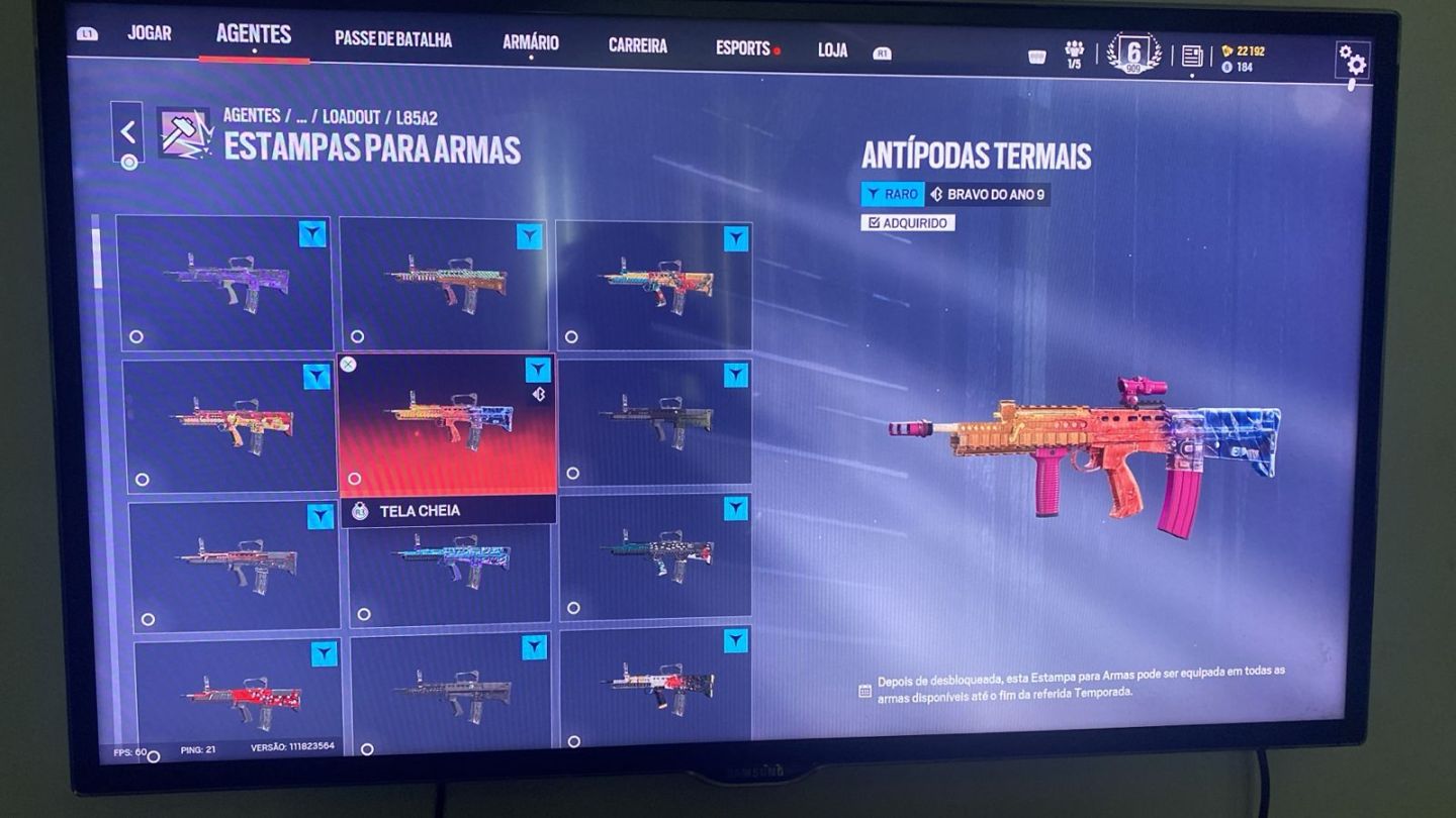 Conta Super RARA de R6
