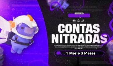 Discord Conta Nitrada 1M/3M | Contas Virgem