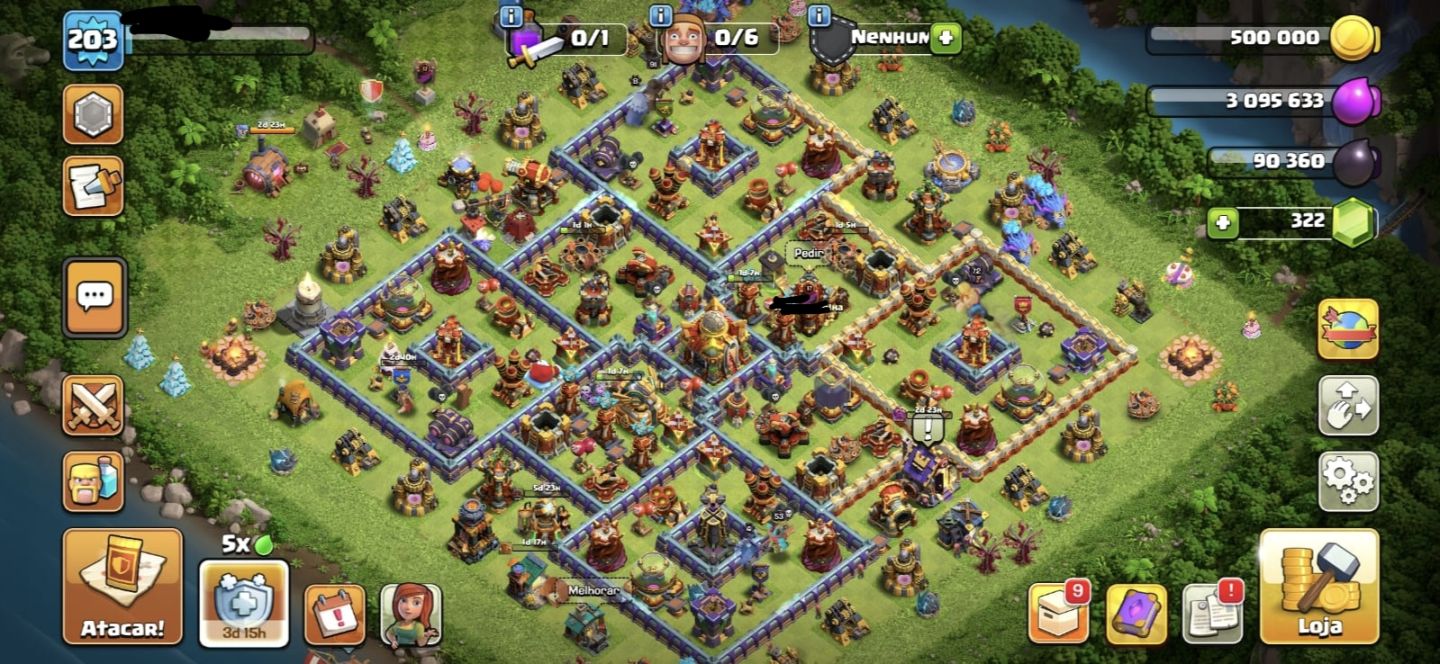 CONTA DE CLASH ROYALE E CLASH OF CLANS