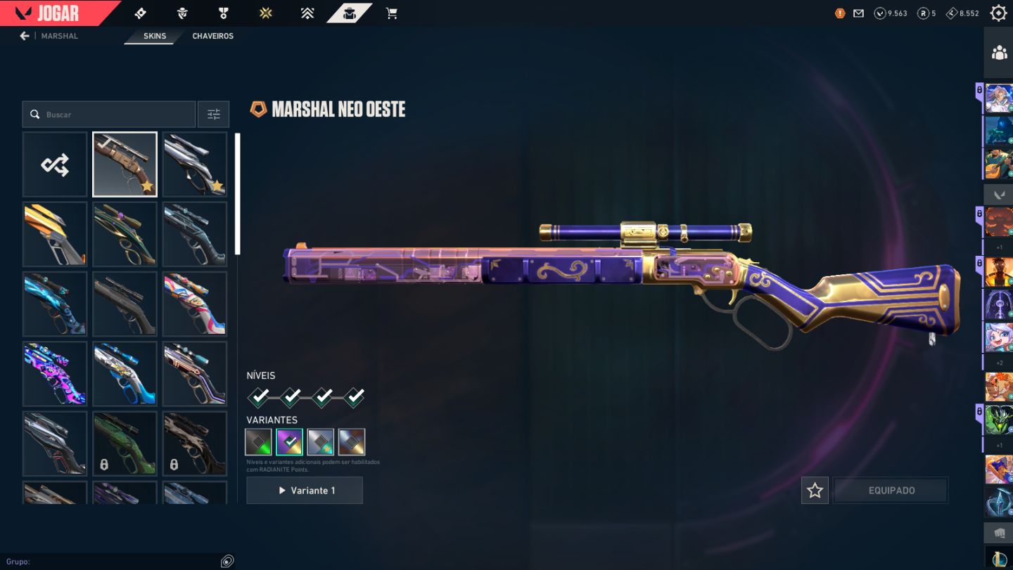 CONTA COM CHAVEIRO RIOT!