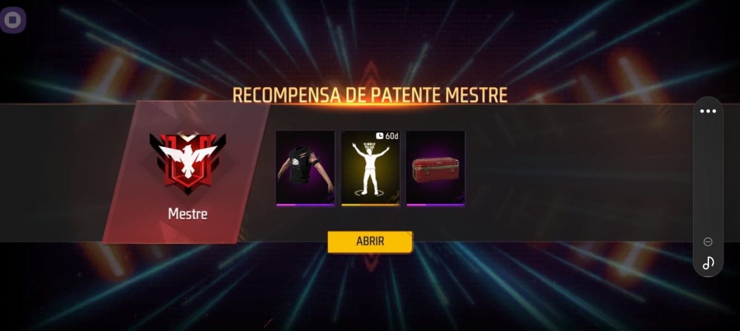 Pego Mestre no Free Fire | Serviço 100% Manual | Entrega Rápida