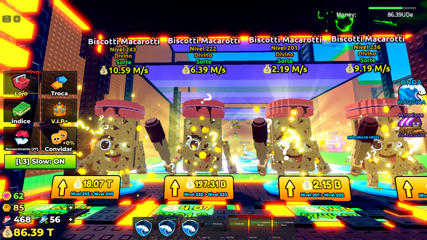Tsunami de Brainrot ! BASE, TOKENS, BRAINROT, ESCUDOS- Compre Agora !
