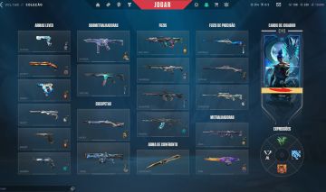 6 SKINS DE VANDAL + PHANTOM NOCTURNUM + PACOTE CHAMPIONS 25 | CONTA GEMADA