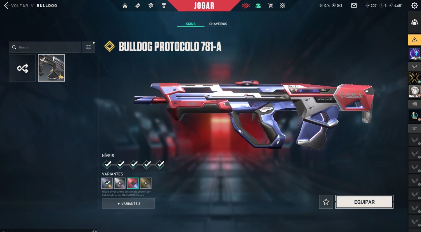 Conta full acesso de valorant com diversas skins.