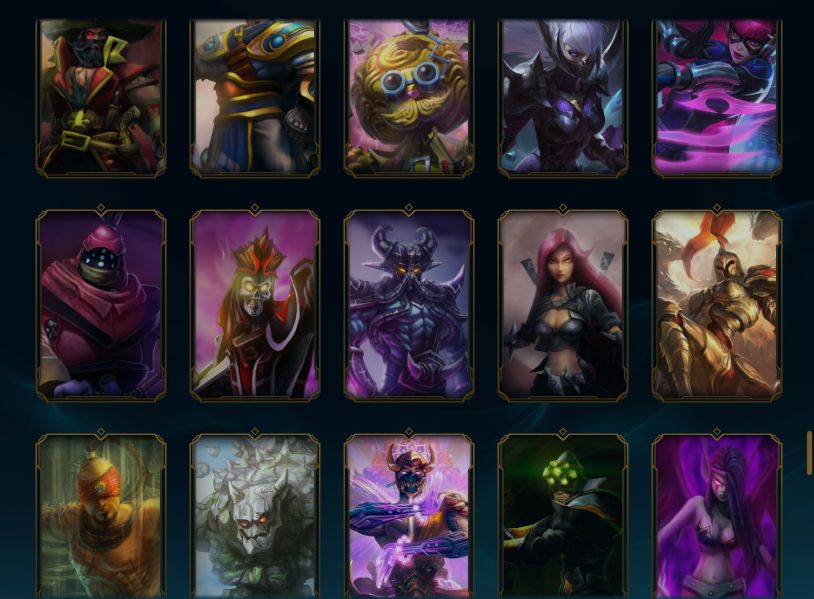 Conta de LoL Skin LeBlanc Lenda Ascendida Mitica e +17 Skins Lendárias
