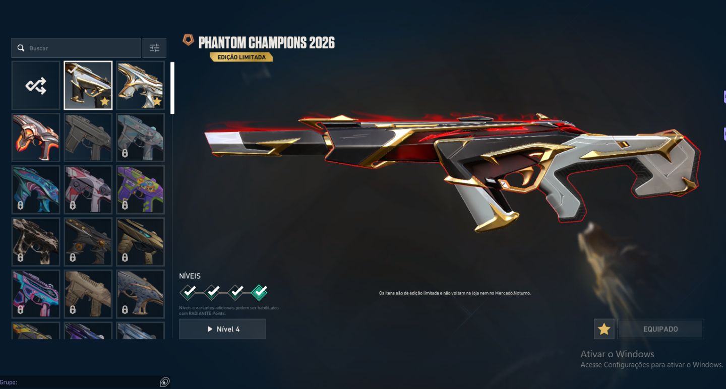CONTA DE VALORANT 2 VANDAL 3 FACA 2 PHANTOM E 1 SHERIFF SKINS LIMITADAS
