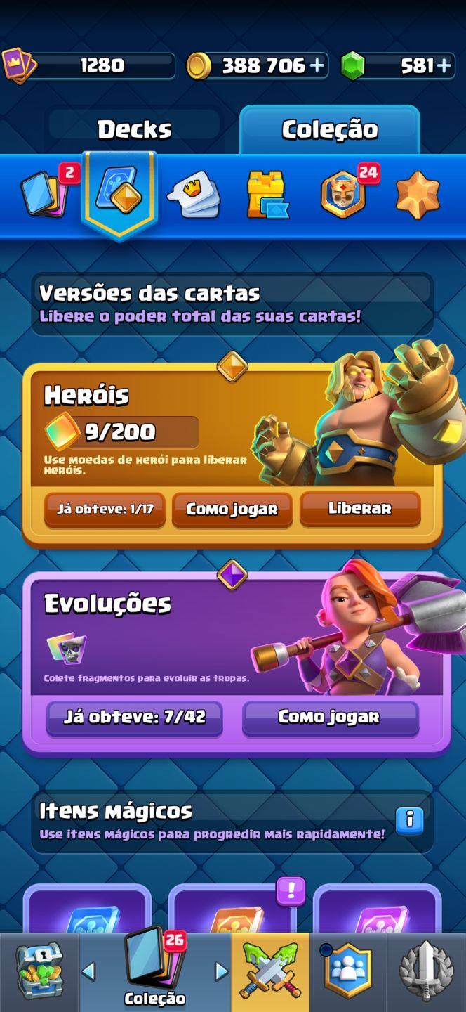 Conta Clash RoYale - LVL 13 - 8500 Trofeus
