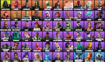 CONTA FORTNITE - 71 SKINS FULL | PODE ALTERAR E-MAIL | Valeria, Omegarok, Hades