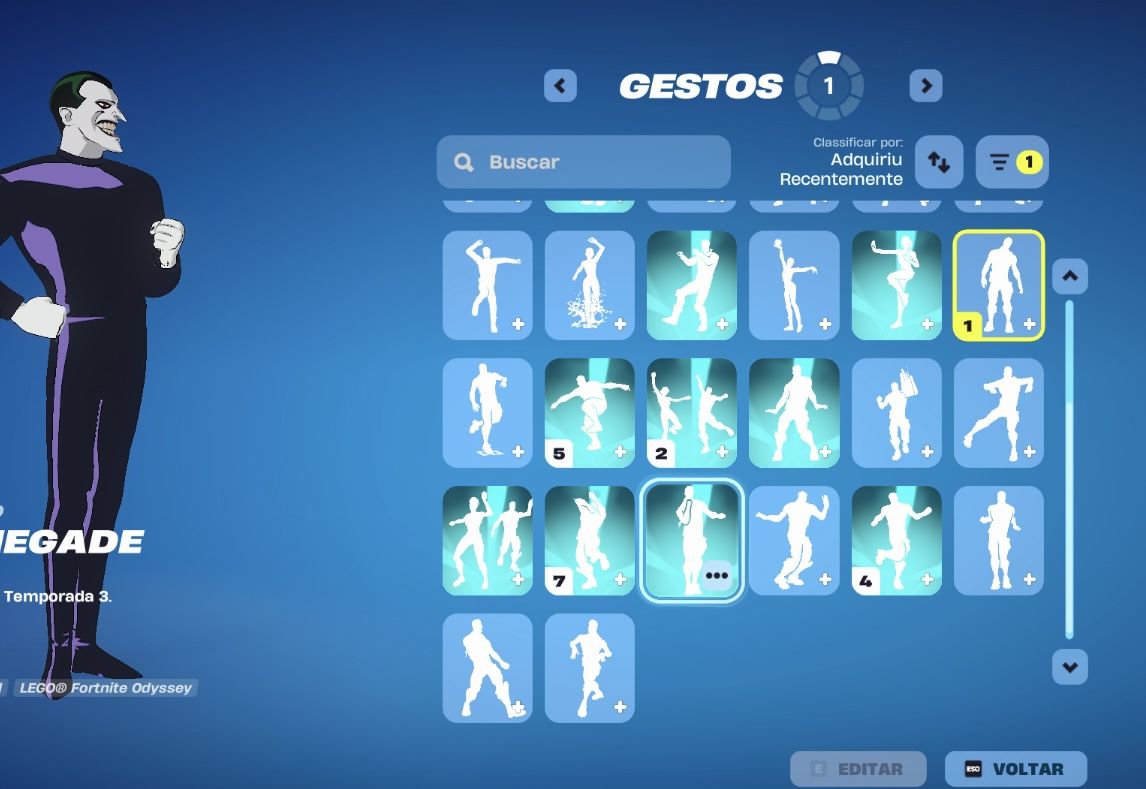 CONTA FORTNITE CAPÍTULO 5 TEMPORADA 2 260 SKIN