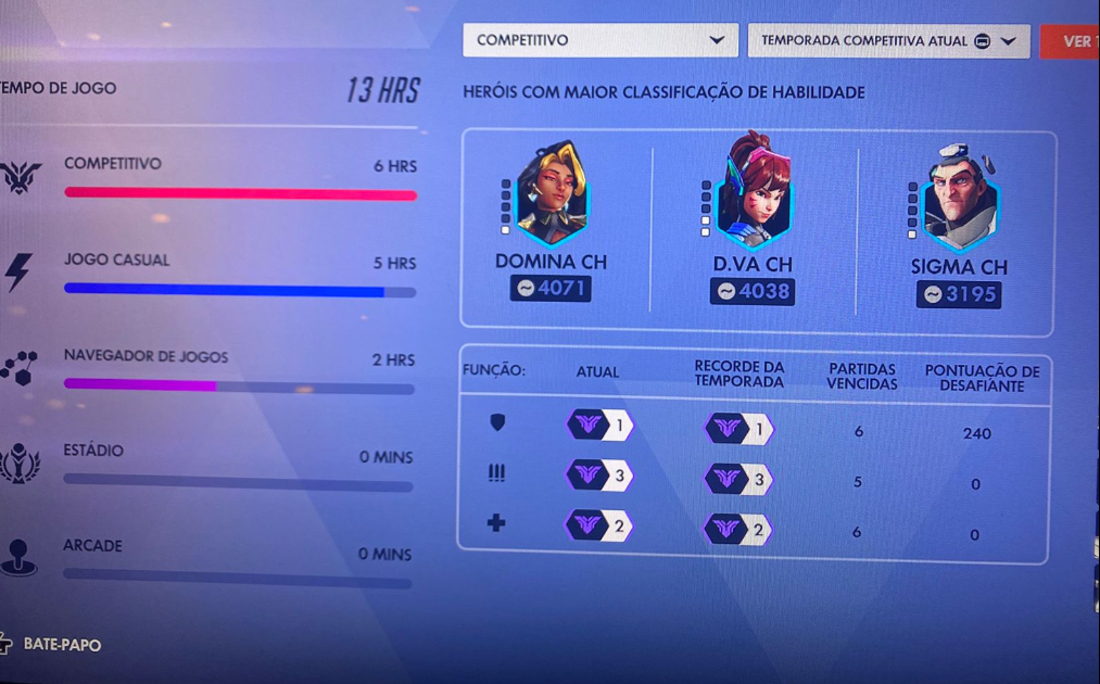 TRIPLE GM | TANK SUPP DPS| TROCA DE NOME GRÁTIS | ACESSO TOTAL