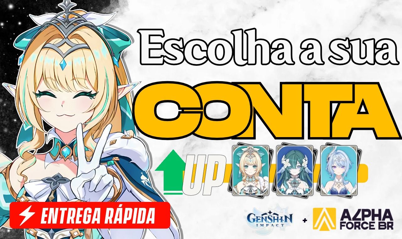 CONTAS - Genshin Impact | ESCOLHA SUA CONTA: ODETTE CHEGOU !!!