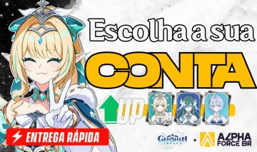 CONTAS - Genshin Impact | ESCOLHA SUA CONTA: ODETTE CHEGOU !!!