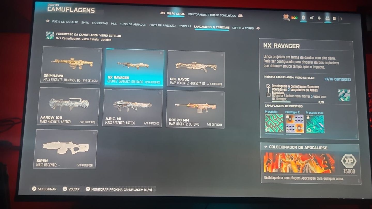 DESBLOQUEIO DE CAMUFLAGENS WARZONE | ARSENAL COMPLETO 100% LEGÍTIMO (Skins de Ma