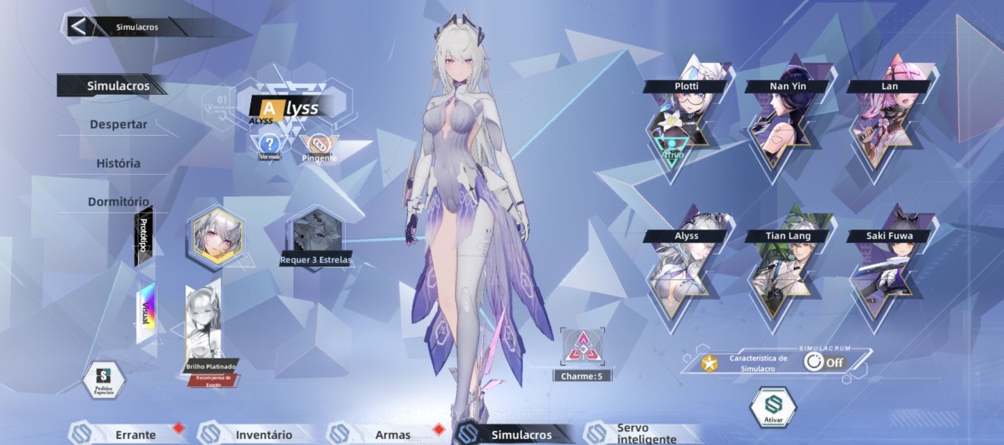 Tower of fantasy (conta antiga muito boa 2020)