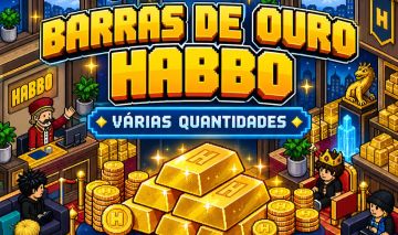 HABBO HOTEL | BARRAS DE OURO 50C | VÁRIAS QUANTIDADES |