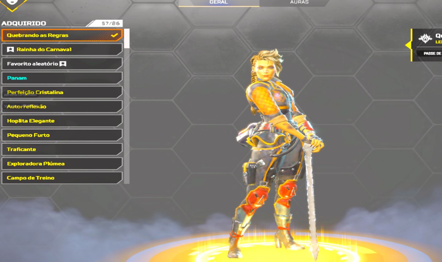 CONTA APEX LEGENDS RECHEADA DE ITENS COSMÉTICOS e 6 ITENS MÍTICOS