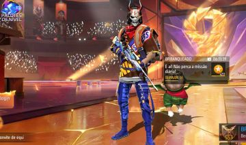 Conta de Free fare com samurai escarlate para iniciantes