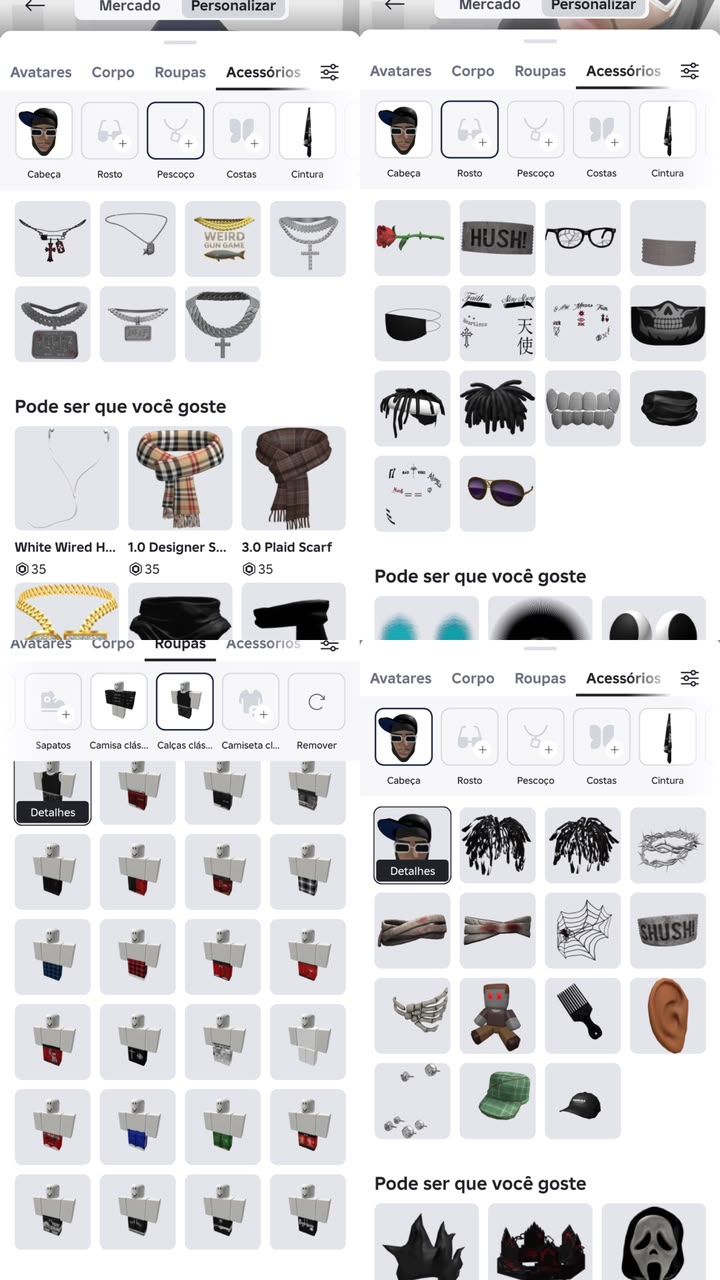 CONTA DE ROBLOX INVENTARIO AVALIADO EM 15K DE ROBUX