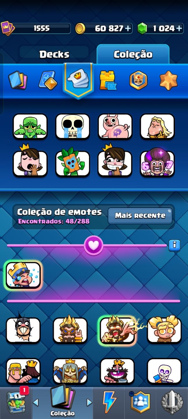 Conta de Clash Royale