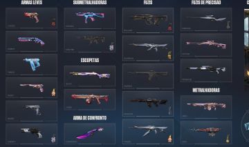 Conta valorant com várias skins