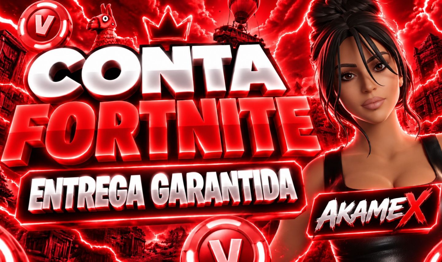 CONTA FORTNITE FULL ACESSO / KIM KARDASHIAN E MUITO MAIS!