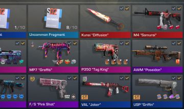 Conta standoff 2 com faca e outras skins