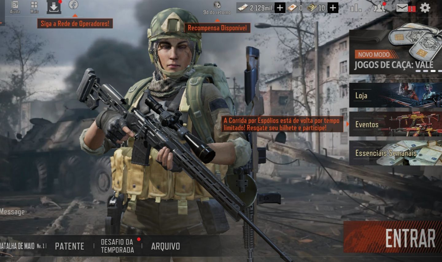 [Super Desconto] Conta Arena Breakout mob veterana (7 Milhões de Armazém)