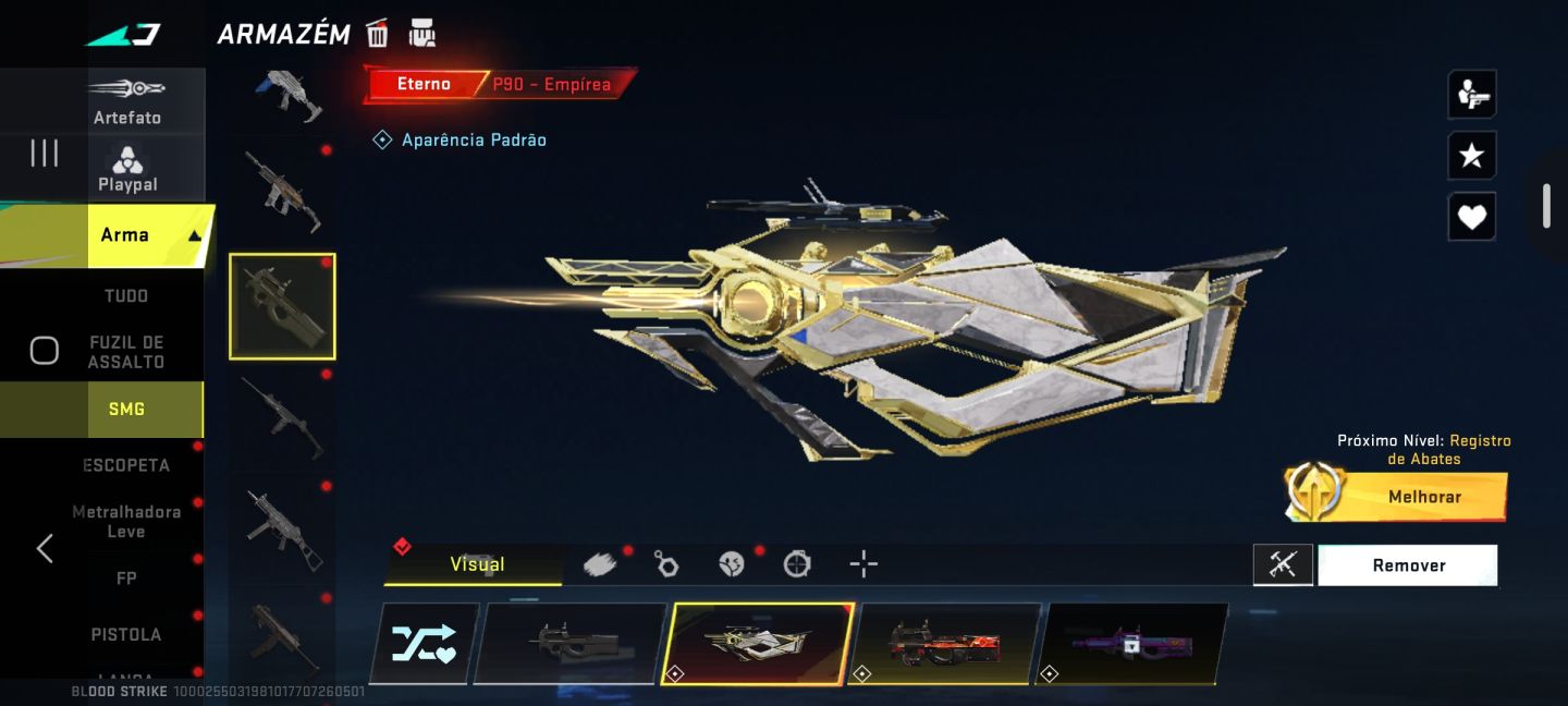 Conta bloodstrike com 4 Eterna e 4 facas, promoção imperdível de 460 pra 350