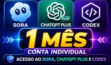 CHATGPT PLUS - CODEX - SORA - PRIVADO 30 DIAS