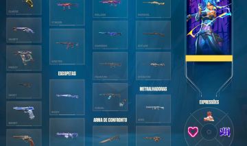 CONTA VALORANT VÁRIAS SKINS