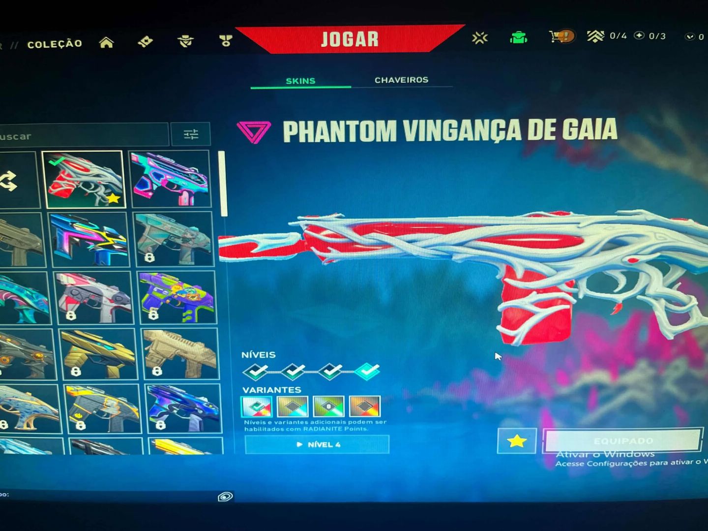 Conta valorant com skins full acesso