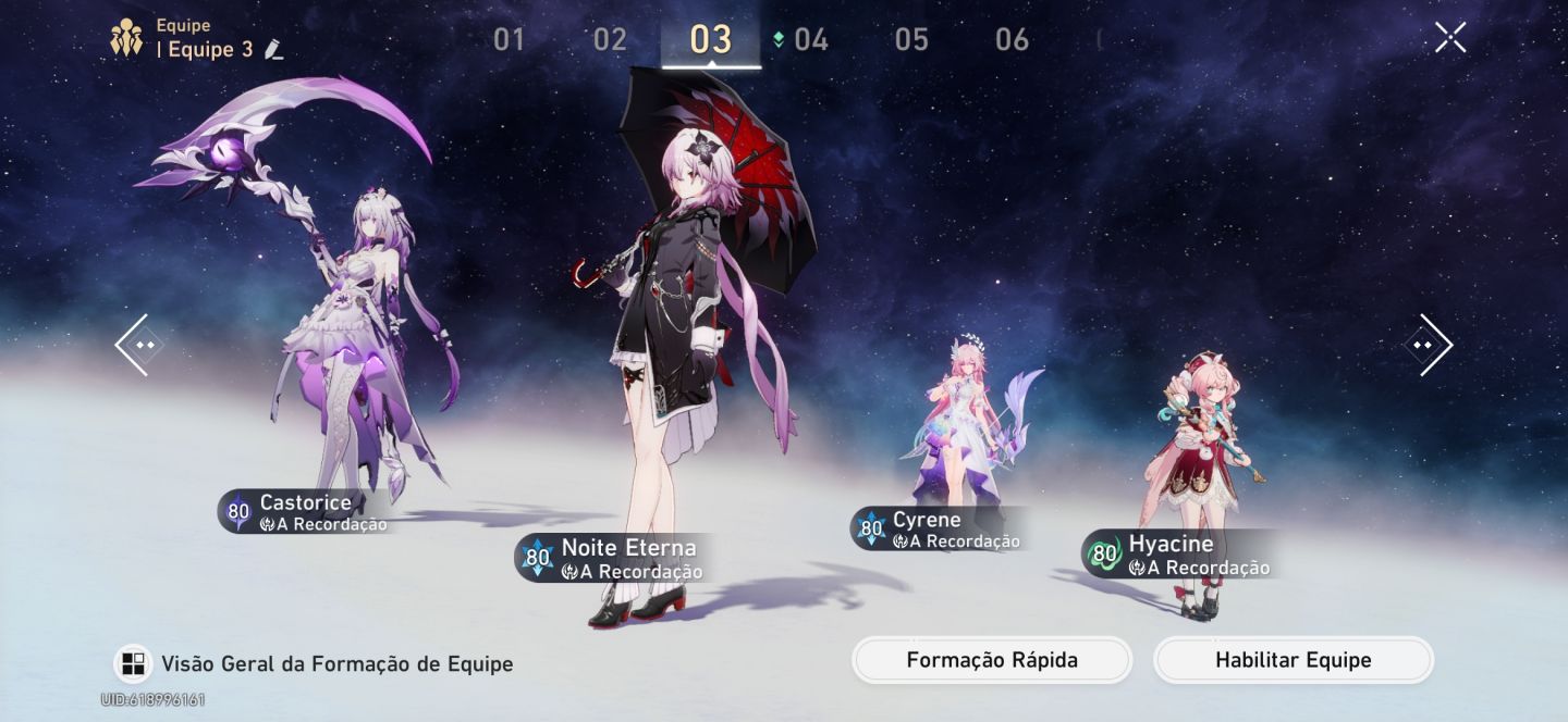 CONTA DE HONKAI STAR RAIL COMPLETA COM VARIOS TIMES METAS E PREMIUM