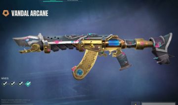 Conta de valorant com skin vandal de arcane