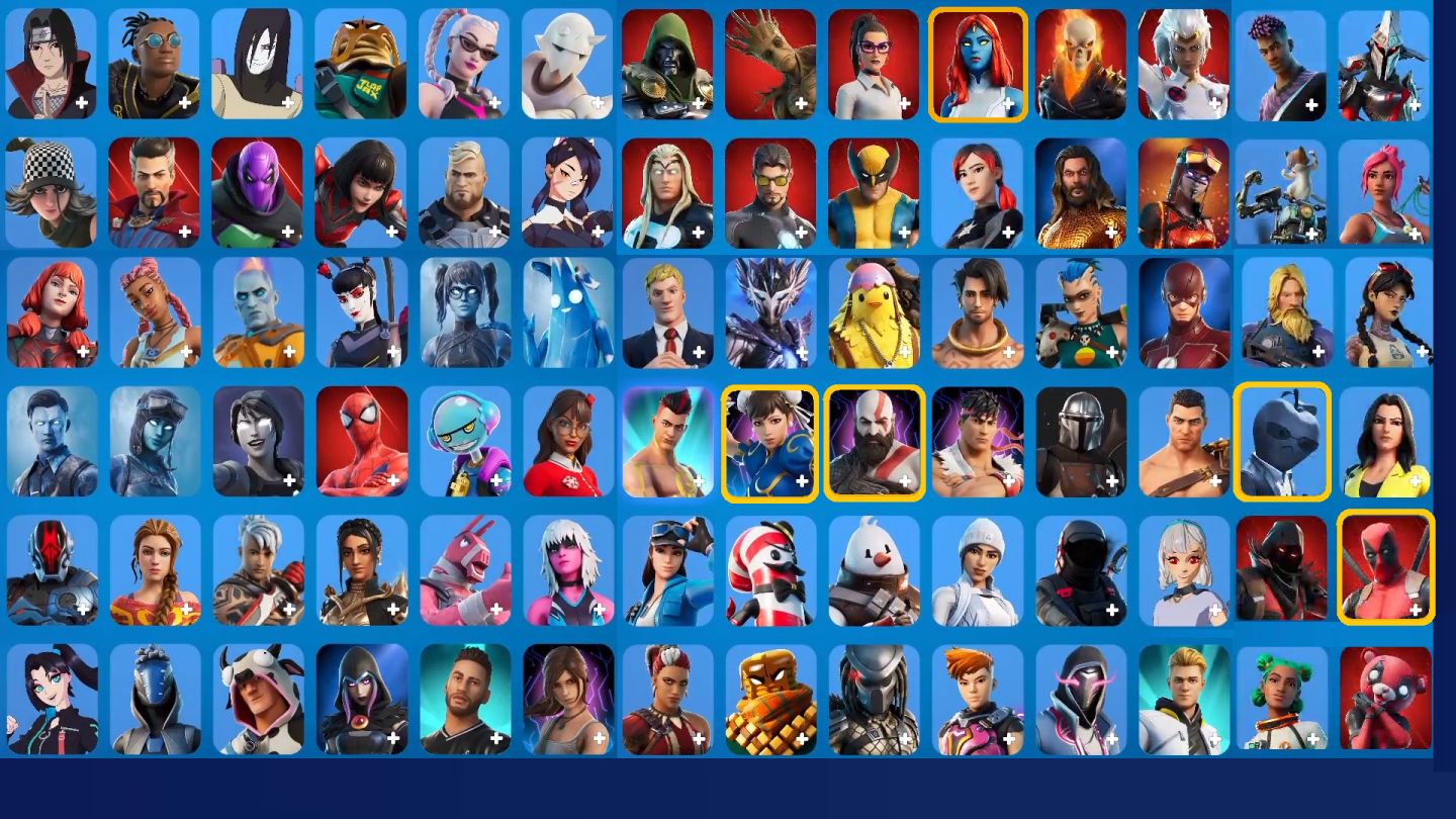 CONTA OG 2017 FORTNITE 400+ skins